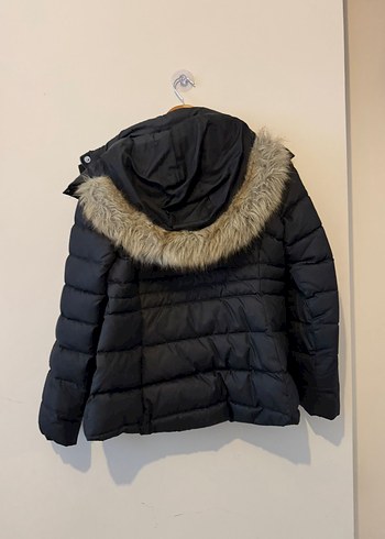 Calvin Klein CALVİN KLEİN Siyah Kadın Şişme Mont, Kürklü,