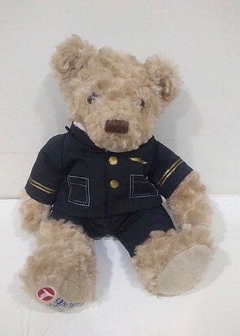 THY Gri Peluş Ayı Oyuncak - Görsel 2