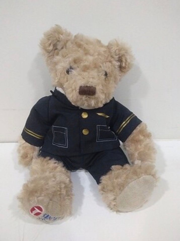 THY Gri Peluş Ayı Oyuncak - Görsel 2