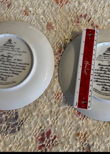 İngiliz Royal imzalı özel seri  tabak - Görsel 2