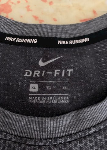 xl Beden gri Renk Gri Erkek Spor Tişörtü Nike