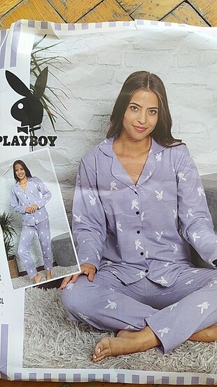 Düğmeli uzun kollu Pijama Takımları ????????????