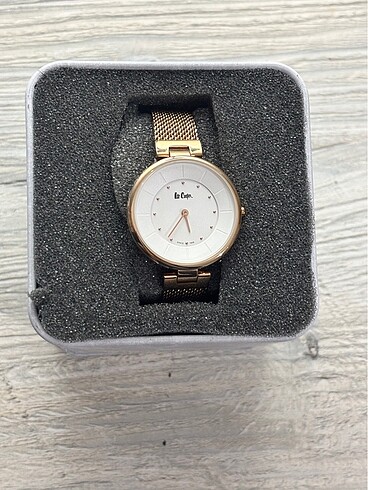 Lee Cooper Hasır Kordonlu Rose Gold Kadın Kol Saati