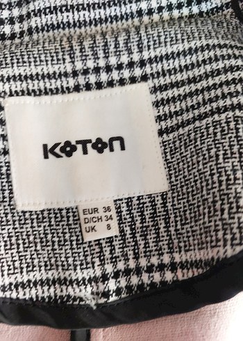 Koton Gri Beyaz Desenli - Görsel 3