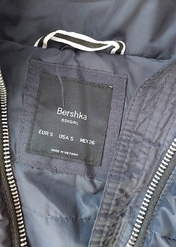 lacivert Kadın Kışlık Fermuarlı mont - Görsel 3