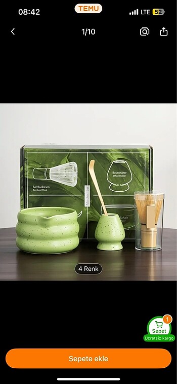  Beden Matcha seti
