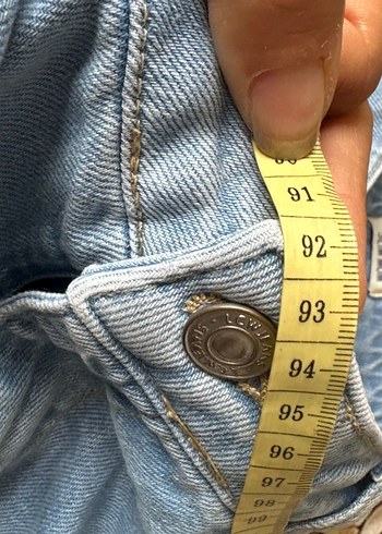 42 Beden mavi Renk LCW Kadın Yüksek Bel Slim Fit Mavi Denim Jean