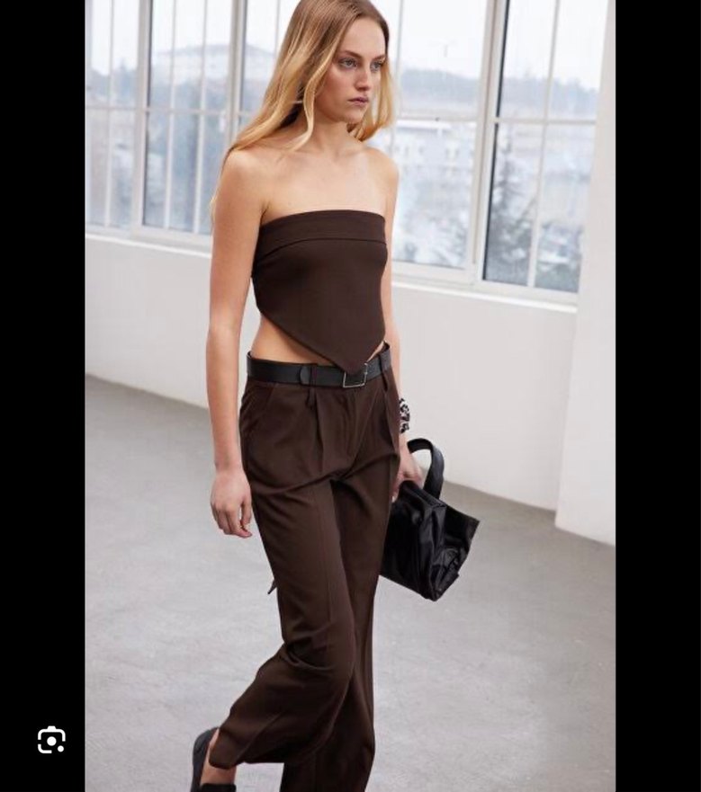 Kahverengi Midi Hemşire Korsesi - Görsel 3