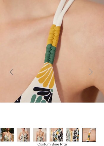 Bohem Desenli Mini Strappy Mayo - Görsel 4