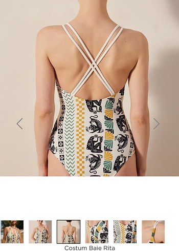 Bohem Desenli Mini Strappy Mayo - Görsel 5