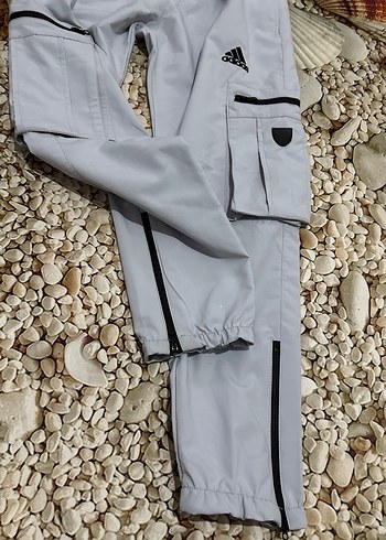 Erkek Gri Fermuarlı Outdoor Eşofman Altı - Görsel 2