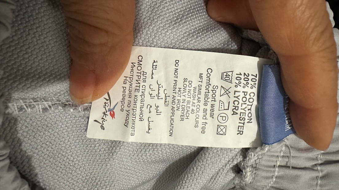 Erkek Gri Fermuarlı Outdoor Eşofman Altı - Görsel 5