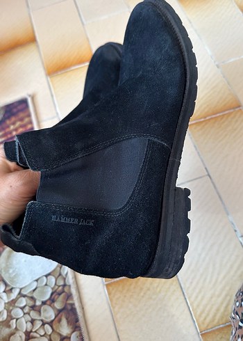 Hammer Jack Erkek Siyah Süet Chelsea Bot - Görsel 7