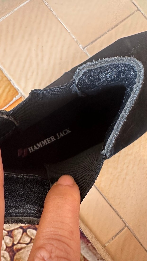 Hammer Jack Erkek Siyah Süet Chelsea Bot - Görsel 5