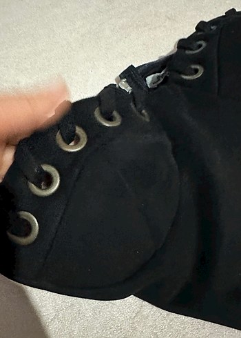 Düğmeli Siyah Gotik Straplez Bustiyer - Görsel 3