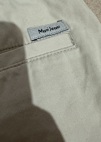 Bej Kadın Keten Mini Şort - Görsel 6