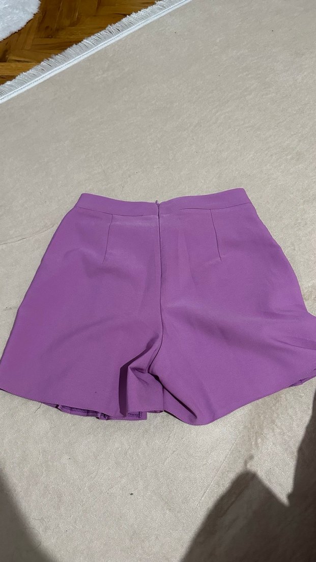 Mor Pilili Mini Etek - Görsel 5