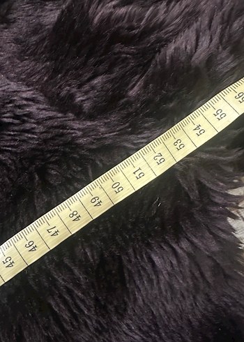 Kürk Detaylı Siyah Mini Kadın Ceket - Görsel 4