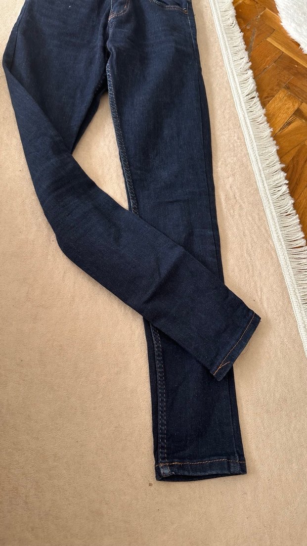 Lacivert Kadın Denim Pantolon - Görsel 2