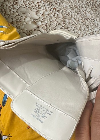 Beyaz Bağcıklı Platform Topuklu Kadın Bot - Görsel 3