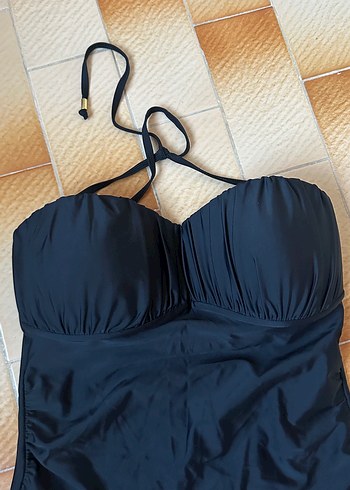 diğer Beden Siyah Strappy Kadın Mayo