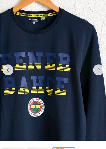 Fenerbahçe Pamuklu Uzun Kollu Erkek Sweatshirt