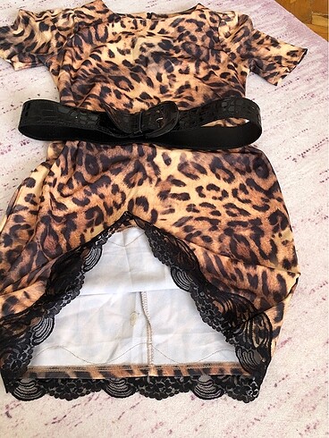s Beden Leopar elbise?