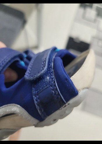 Mavi Cırt Cırtlı Erkek Çocuk sandalet camper - Görsel 4