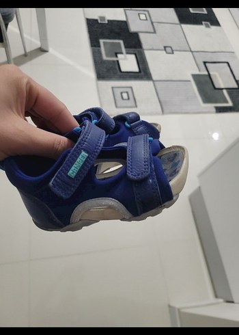 Mavi Cırt Cırtlı Erkek Çocuk sandalet camper - Görsel 2