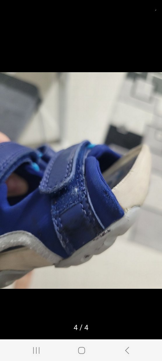 Mavi Cırt Cırtlı Erkek Çocuk sandalet camper - Görsel 4