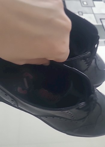 Siyah loafer gerçek deri ortopedik - Görsel 5