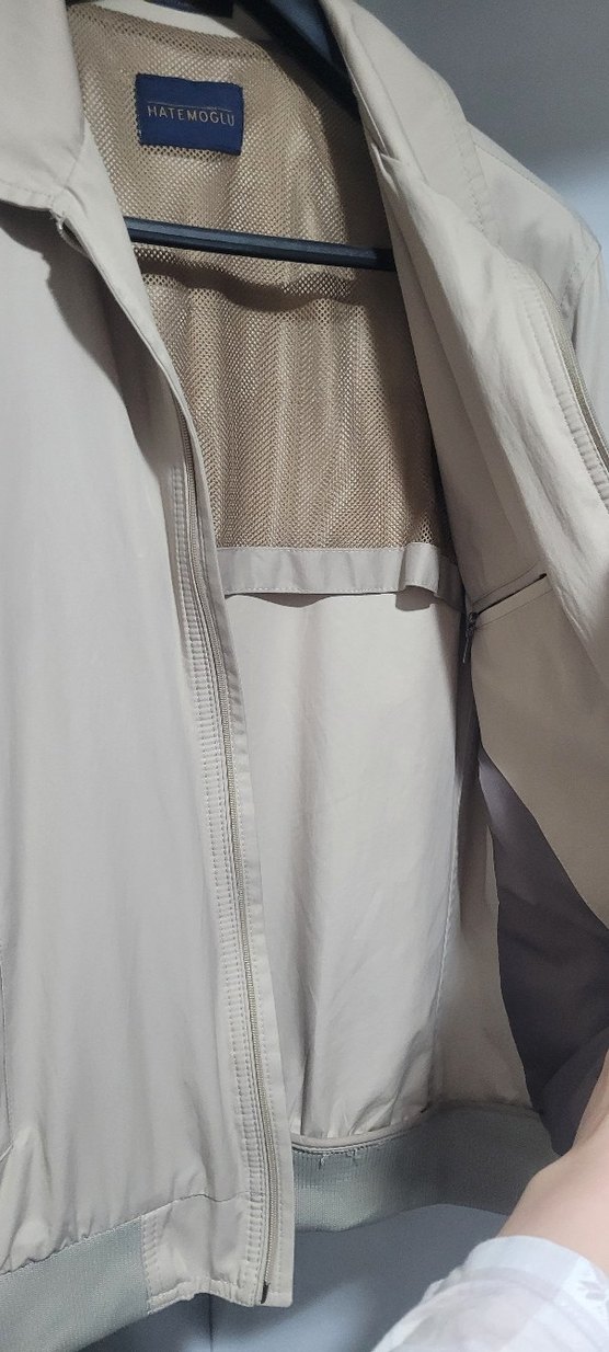 hatemoğlu Bej Erkek Fermuarlı Ceket - Görsel 2
