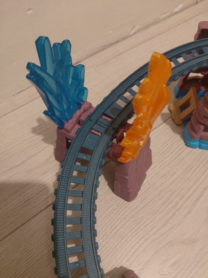 Renkli Tren Seti Oyuncak - Görsel 3