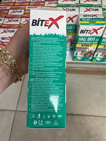Diğer Bitex bit spreyi metal tarak hedyeli