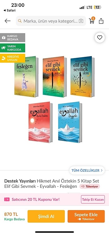 Beden Hikmet Anıl öztekin 5li kitap seti