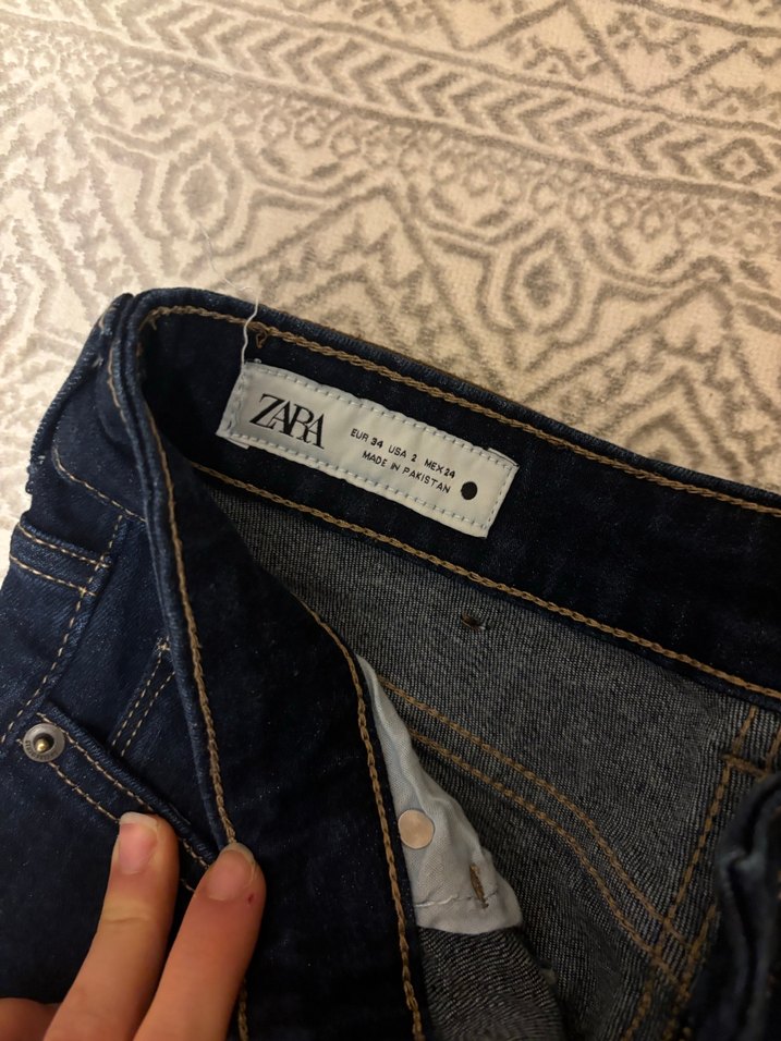 Kadın Normal Kesim Koyu Denim FLARE Jean - Görsel 3
