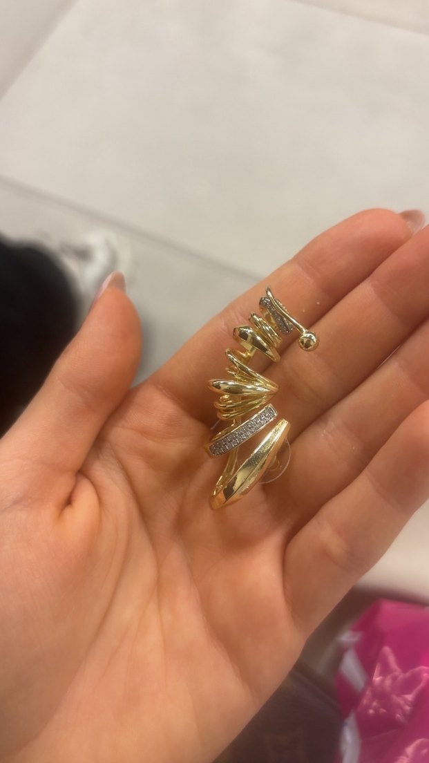 Mini Küpe kulağa saran - Görsel 3