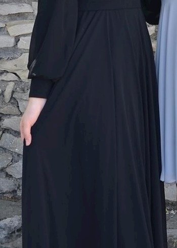 siyah abiye elbise - Görsel 4