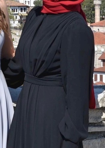 siyah abiye elbise - Görsel 3