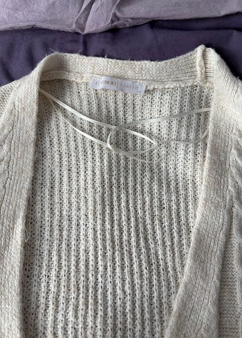 Renkli Örgü Kadın Hırka - Görsel 4