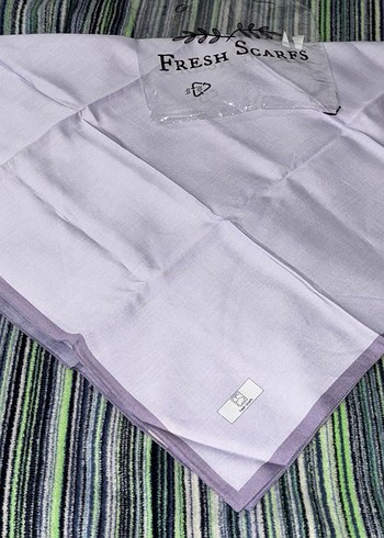 Freshscrafs lila modal ipek eşarp - Fresh scraf - Görsel 3