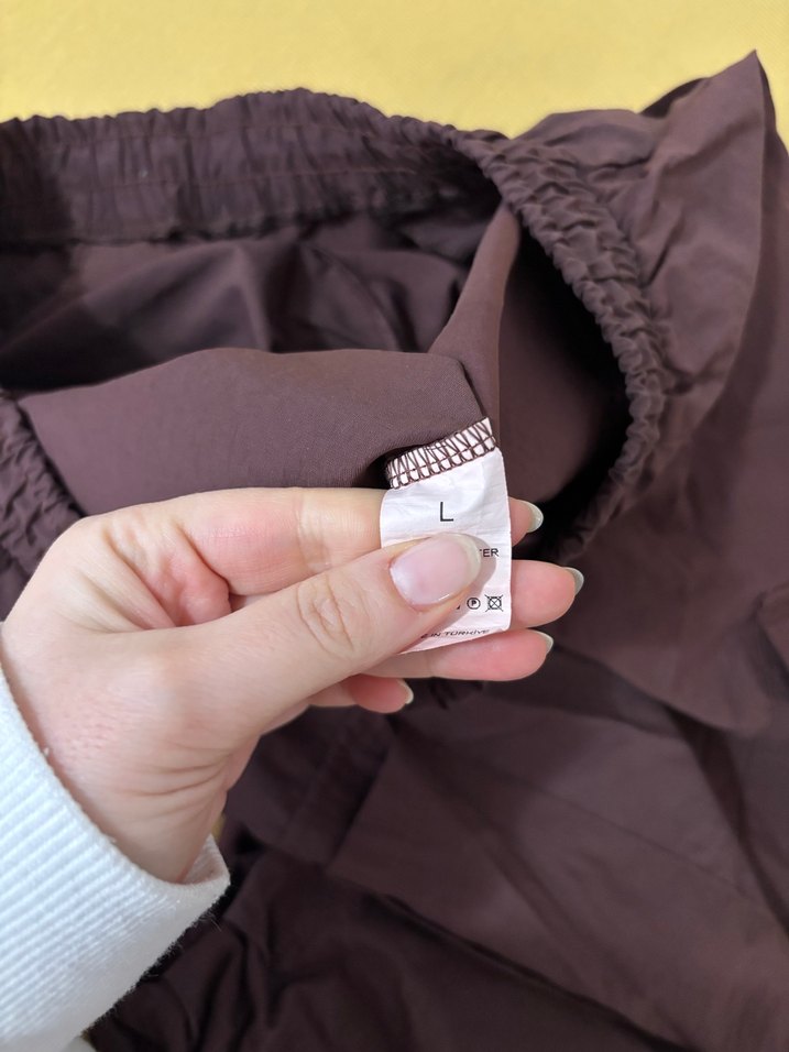 Kadın Kahverengi Kargo Rahat Pantolon - Görsel 4