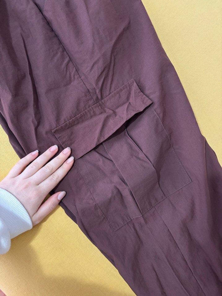 Kadın Kahverengi Kargo Rahat Pantolon - Görsel 5