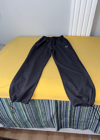 Siyah Kadın Rahat Kesim Eşofman Altı - Görsel 4