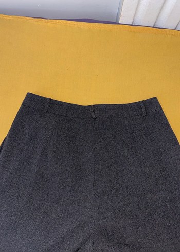 Gri Pileli Salaş Kadın Kumaş Pantolon - Görsel 8