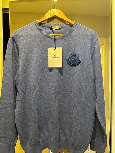 Moncler mavi triko kazak