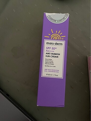 Maruderm güneş kremi