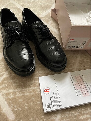 Deri loafer oxford