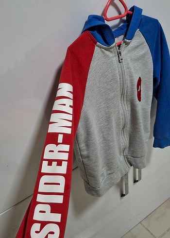 Kapüşonlu Fermuarlı Erkek Çocuk Sweatshirt - Görsel 2