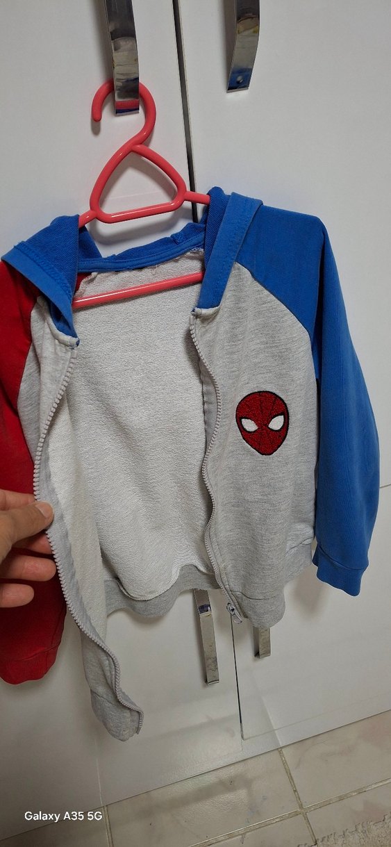 Kapüşonlu Fermuarlı Erkek Çocuk Sweatshirt - Görsel 4